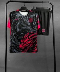 تصویر کیت فوتبال بارسلونا طرح دراگون ۲۰۲۶ 