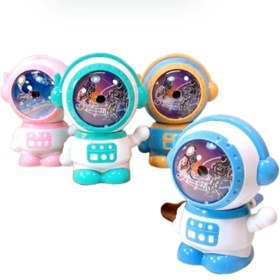 تصویر تراش رومیزی فانتزی مدل فضانورد کیفیت بالا - آبی 