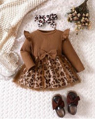 تصویر پیراهن دخترانه، مناسب 6 ماه تا 6 سال 