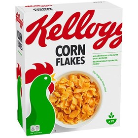 تصویر کورن فلکس خروس جعبه ای 450گرمی | Kelloggs CornFlakes 