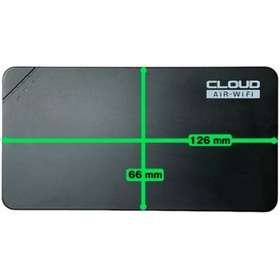 تصویر مودم 3G/4G قابل حمل کلود ایر مدل U3 Cloud Air-Wifi