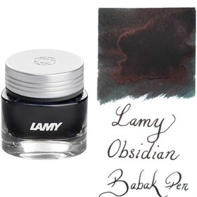 تصویر جوهر خودنویس لامی ۳۰ میل کریستالی ابسیدین LAMY T53 crystal ink obsidian 660 