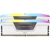 تصویر رم کورسیر Vengeance RGB ظرفیت ۶۴ گیگابایت DDR5 فرکانس ۶۰۰۰ مگاهرتز دو کاناله 