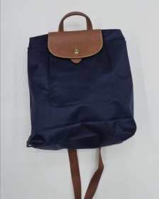 تصویر کوله پشتی چرم لانگ چامپ - بنفش LongChamp backpack