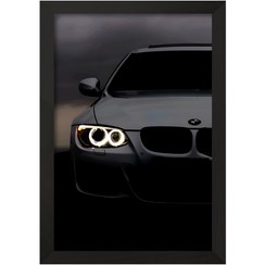 تصویر تابلو خندالو طرح ماشین بی ام دبلیو 