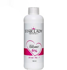 تصویر کرم اکسیدان6% حجم 180میل استار لیدی Star Lady No1 Oxidant Cream 180ml