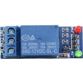 تصویر ماژول رله یک کانال 12 ولت 1-Channel 12V Relay Module