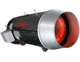 تصویر Gas jet heater 100,000 | Twin-engine jet heater model NT2d100 