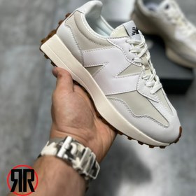 تصویر کتونی پیاده روی نیوبالانس 327 کرم سفید New Balance 327 