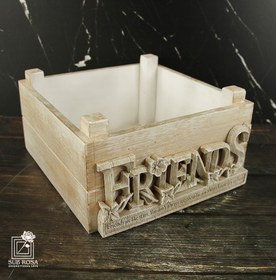 تصویر ظرف نان چوبی 