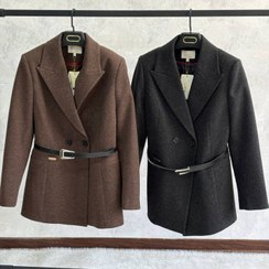 تصویر کت فوتر یقه بلیزر دو دکمه 