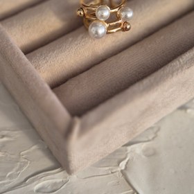 تصویر انگشتر مدل مرواریدی 