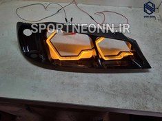 تصویر چراغ اسپرت پارس طرح i8(نئون داخل چراغ) فلاپ نئون دار چراغ جلو