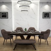 تصویر سرامیک دیوار کلکته گلد ایفاسرام سایز ۶۰*۱۲۰ نانو پولیش 