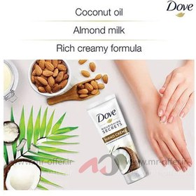 تصویر کرم مرطوب کننده دست داو عصاره نارگیل Dove Nourishing Secrets Restoring Ritual Hand Cream 75ml 