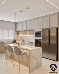 تصویر کابینت مدرن مدل امین قیمت بر اساس یک متر