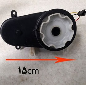 تصویر موتور گیربکس 12 ولتی قسمت کنترل فرمان برقی (استوک) 