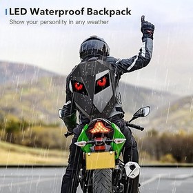 تصویر کوله پشتی صفحه نمایش هوشمند مدل LOY LOY smart screen backpack