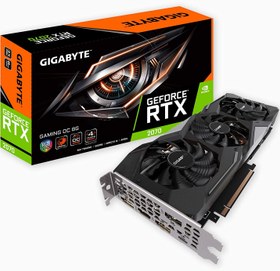 تصویر کارت گرافیک جی فورس آر تی ایکس گیگابایت Gigabyte GeForce RTX 2070 Gaming OC 8G Graphics Card, 3X Windforce Fans, 8GB 256-Bit GDDR6 