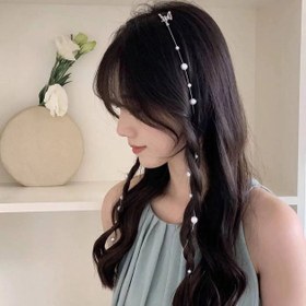 تصویر ریسه مو مدل مرواریدی 