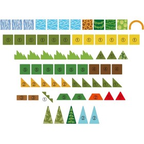 تصویر مگنت تایل دایناسور ۷۰ تکه 