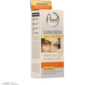 تصویر کرم ضد آفتاب دور چشم فیزیکال پیکسل Pixxel Sunscreen Safe EYEthech Physical