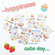 تصویر پک استیکر چهار ورقی خرگوش پینترستی 