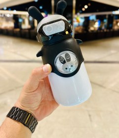 تصویر تراول ماگ عروسکی مدل خرگوش rabbit steel travel mug