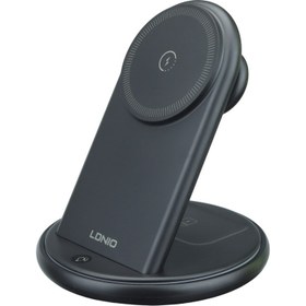 تصویر شارژر بی سیم فست شارژ و استند رومیزی Ldnio WL02 15W Ldnio WL02 Holder With Wireless Charger