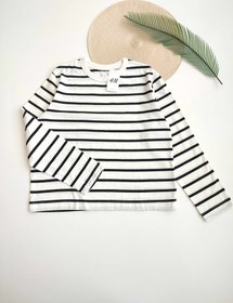 تصویر بلوز راه راه زنانه وارداتی h&m - سایزلارج 