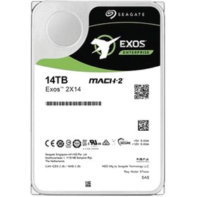 تصویر هارد اینترنال 14 ترابایت سیگیت مدل EXOS 2X14 (ST14000NM0081) 