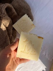 تصویر صابون دستساز عسل و جو مناسب مصرف روزانه ۱۰۰ گرمی 