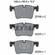 تصویر لنت ترمز بی ام و X3 - X4 