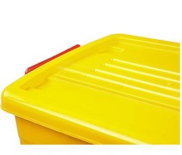 تصویر صندوق چرخدار کد 207 / زرد 