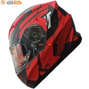 تصویر کلاه کاسکت فک متحرک | ردلاین two line RED 935 Redline motor-cycle helmet - two line RED 935