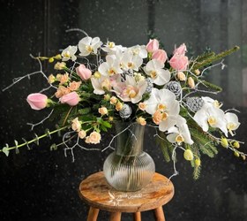 تصویر جام گل دهن باریک کد 214 