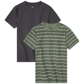 تصویر تیشرت پسرانه پیپرتس بسته ۲ عددی سایز ۱۰ تا ۱۲ سال سبز 