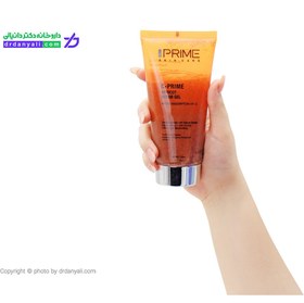 تصویر ژل پاک کننده اسکراب زردآلو و ویتامین C پرایم مناسب انواع پوست 175 میل Prime Gel Cleansing Scrub C-Prime For All Skin 175ml