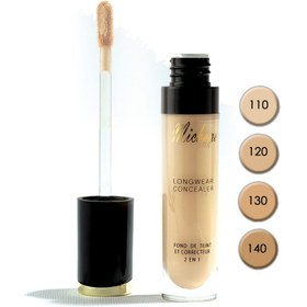 تصویر کانسیلر مایع میچانو Michano مدل Longwear شماره 140 Mega Longwear Concealer, Shape 140