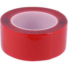 تصویر چسب دو طرفه ژله ای قرمز Nano 5cm Double Sided Nano 5cm jelatin Tape