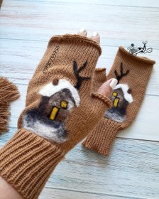 تصویر دستکش نیمه "دهکده " 