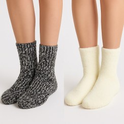 تصویر پک دو عددی جوراب زمستانه کد 203 