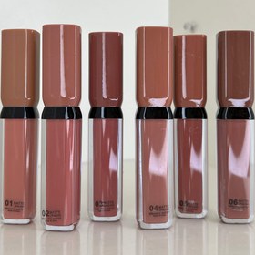 تصویر رژمایع نوود مخملی گوشتی مانگاری بالا Lipgloss