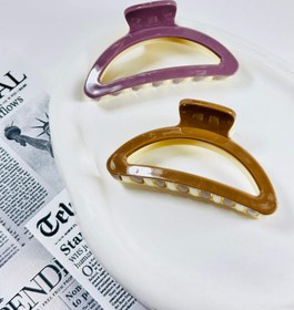 تصویر کلیپس دورنگ لاکی - آبی 