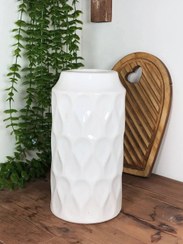 تصویر گلدان سرامیکی بلند 