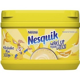 تصویر میلک شیک پودر نسکویک با طعم موز 300 گرمی نستله Nestle Nesquik 