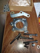 تصویر فلنچ تبدیل دریچه گاز نیسان به xu7 با پایه سیم گاز و پیچ کامل 