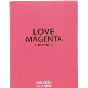 تصویر ادوپرفیوم زنانه دفکتو مدل Love Magenta حجم 50 میلی‌لیتر حجم 50 میل ادکلن زنانه Love Magenta برند دفکتو حجم 50 میل