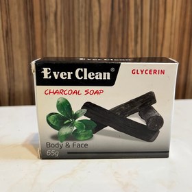 تصویر صابون گلیسیرینه زغال اورکلین Ever Clean Charcoal Soap