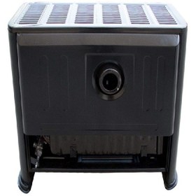 تصویر بخاری گازی مروارید سوز مدل 9000 طرح گرافیکی دودکش دار 